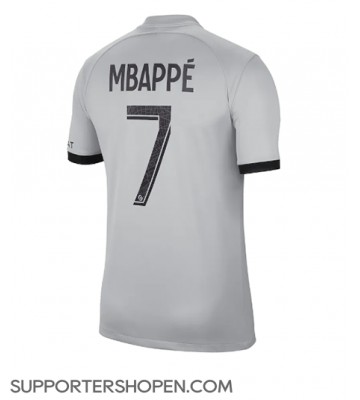 Paris Saint-Germain Kylian Mbappe #7 Borta Matchtröja 2022-23 Kortärmad